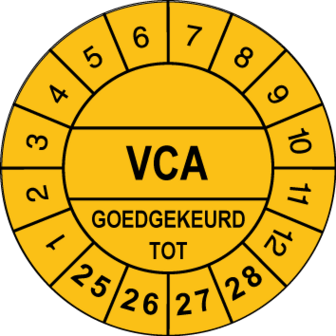 VCA Goedgekeurd-&Oslash;30mm-Geel