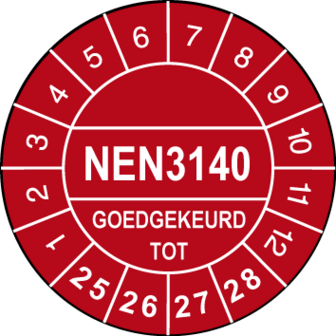 NEN3140-&Oslash;30mm-Rood