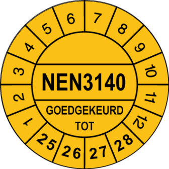 NEN3140-&Oslash;30mm-Geel