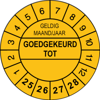 Goedgekeurd-&Oslash;30-Geel