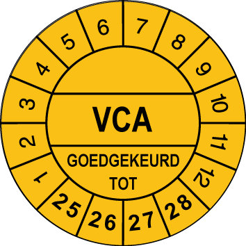 VCA Goedgekeurd-Ø30mm-Geel