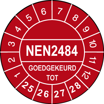 NEN2484-Ø30mm-Rood