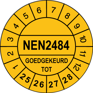 NEN2484-Ø30mm-Geel